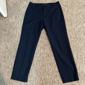 Navy Zara Women Work Pants